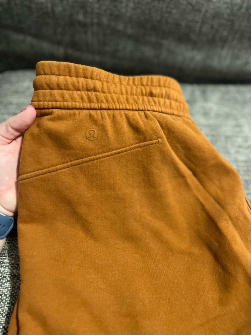 Lululemon Cozy Caramel Lounge High-Rise Shorts Size 14